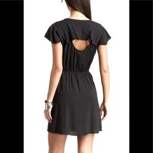 BCBGeneration Polka Dot Ruffled dress
